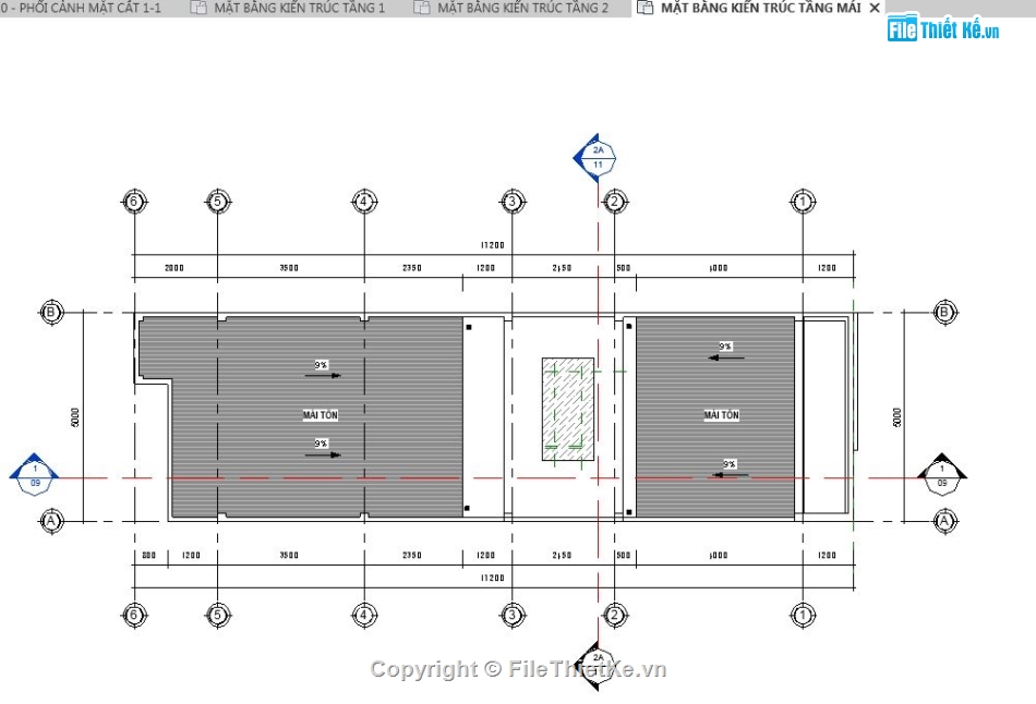 Bản vẽ Revit nhà phố 2 tầng,Revit nhà phố 2 tầng,File revit nhà phố 2 tầng,nhà phố 2 tầng revit,Bản vẽ revit nhà phố,Nhà phố 2 tầng 5x23m