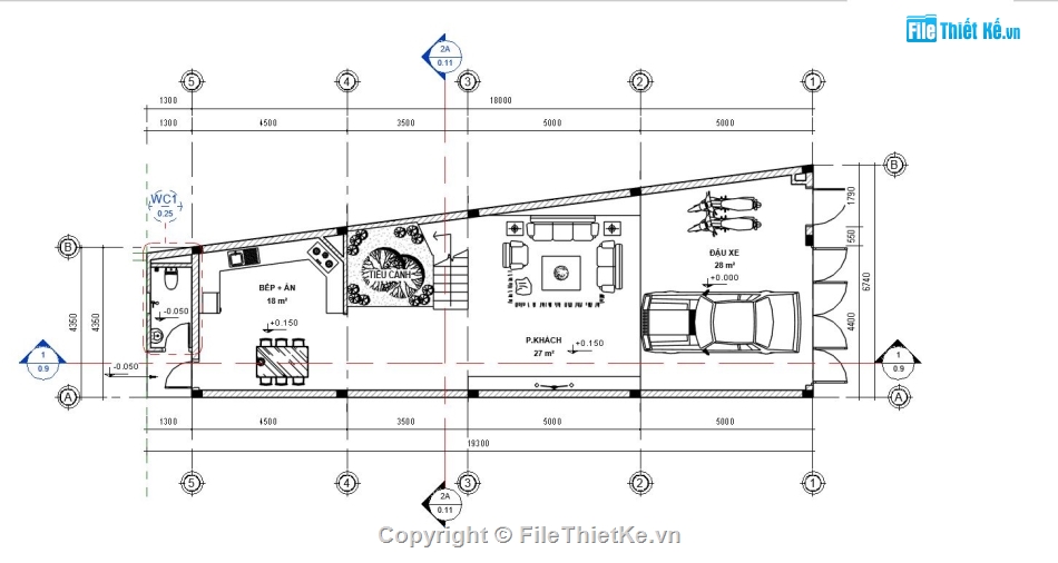 bản vẽ revit nhà 2 tầng,bản vẽ nhà phố 2 tầng revit,Revit nhà 2 tầng,nhà phố 2 tầng revit