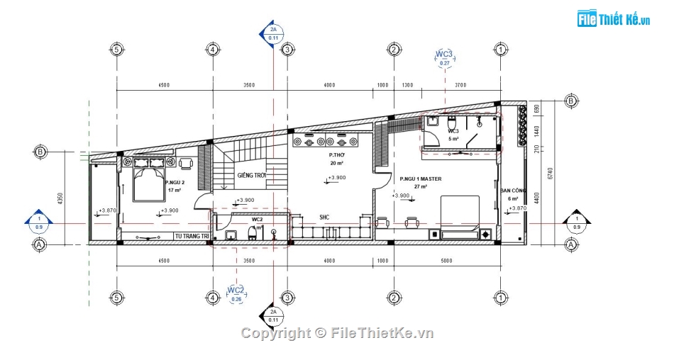 bản vẽ revit nhà 2 tầng,bản vẽ nhà phố 2 tầng revit,Revit nhà 2 tầng,nhà phố 2 tầng revit