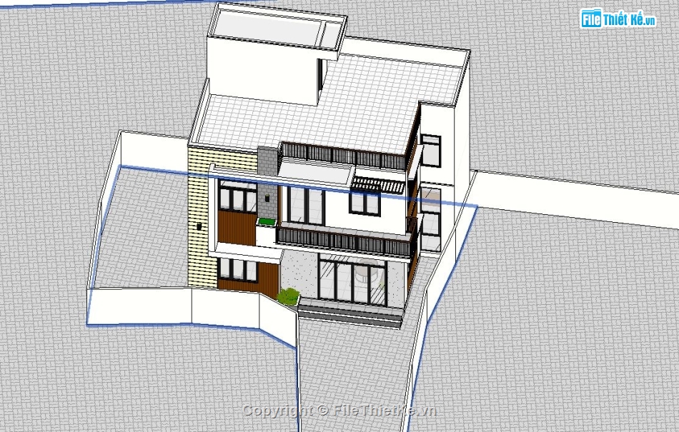 revit biệt thự 2 tầng,revit mái nhật 2 tầng,bản vẽ revit nhà mái nhật,File revit Biệt thự 2 tầng,Biệt thự 2 tầng revit