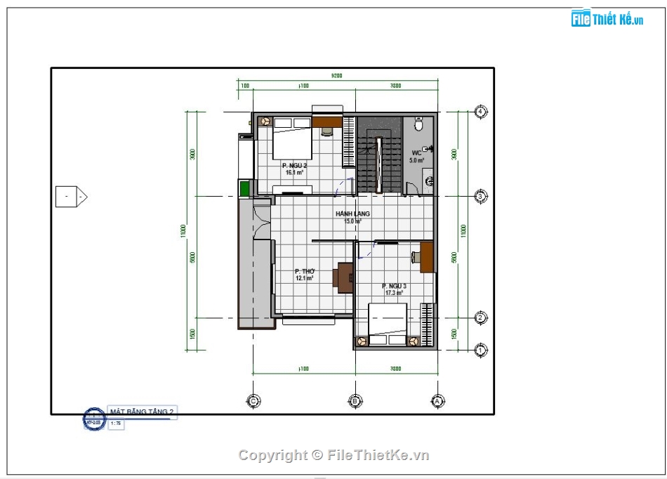 revit biệt thự 2 tầng,revit mái nhật 2 tầng,bản vẽ revit nhà mái nhật,File revit Biệt thự 2 tầng,Biệt thự 2 tầng revit
