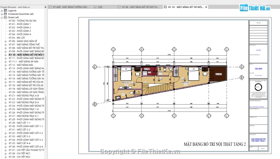 Bản vẽ nhà phố,Kiến trúc nhà phố,file revit nhà phố 2 tầng free,revit nhà phố 2 tầng