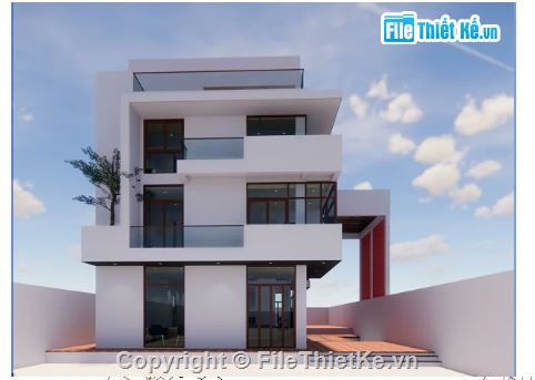 nhà phố 3 tầng,revit nhà phố 3 tầng 1 tum,file revit nhà phố 3 tầng
