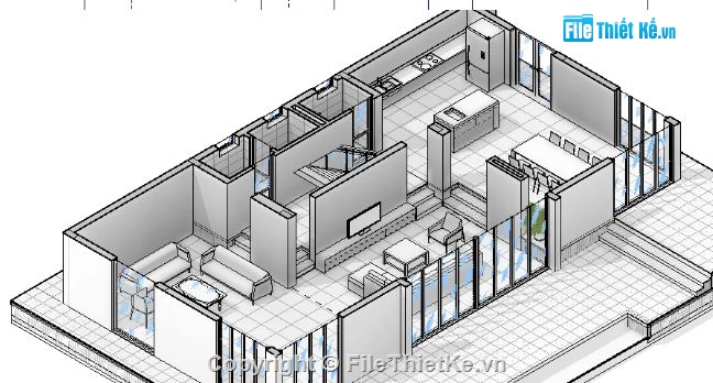 nhà phố 3 tầng,revit nhà phố 3 tầng 1 tum,file revit nhà phố 3 tầng