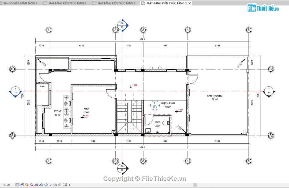 bản vẽ revit nhà phố 3 tầng,Revit Nhà phố 3 tầng,File revit Nhà phố 3 tầng,Nhà phố 3 tầng revit,bản vẽ revit nhà phố