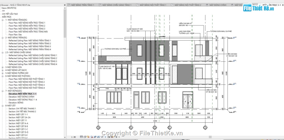 bản vẽ revit nhà phố 3 tầng,Revit Nhà phố 3 tầng,File revit Nhà phố 3 tầng,Nhà phố 3 tầng revit,bản vẽ revit nhà phố