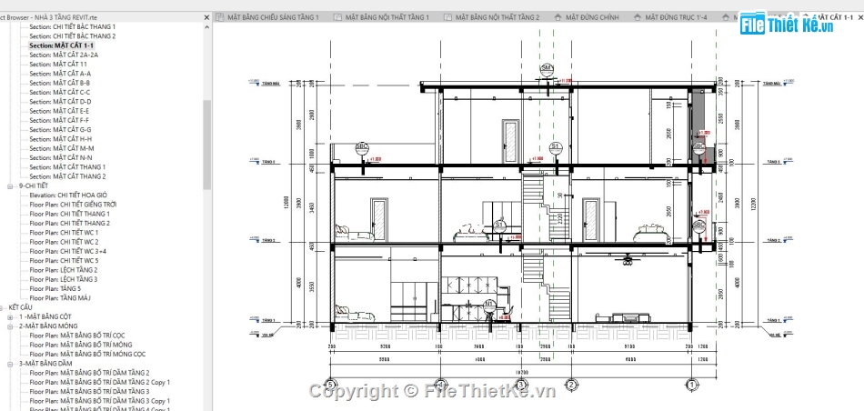 bản vẽ revit nhà phố 3 tầng,Revit Nhà phố 3 tầng,File revit Nhà phố 3 tầng,Nhà phố 3 tầng revit,bản vẽ revit nhà phố