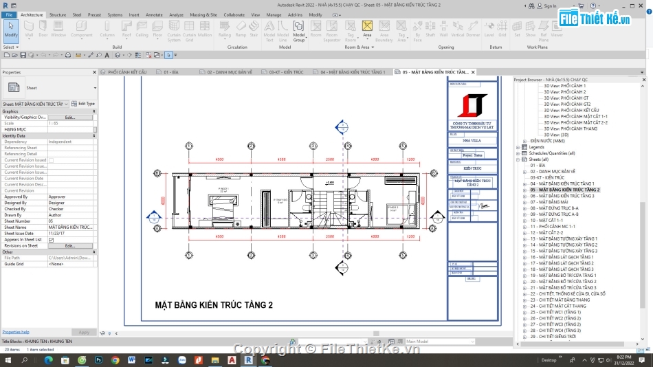 bản vẽ revit nhà phố 3 tầng,revit nhà phố 3 tầng 4x15.5m,File revit nhà phố 3 tầng,bản vẽ nhà phố 3 tầng revit,nhà phố 3 tầng revit