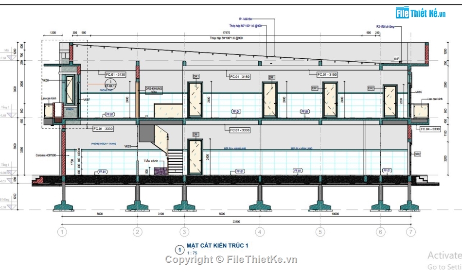 bản vẽ revit nhà phố 2 tầng,revit nhà phố 2 tầng,bản vẽ nhà phố 2 tầng revit