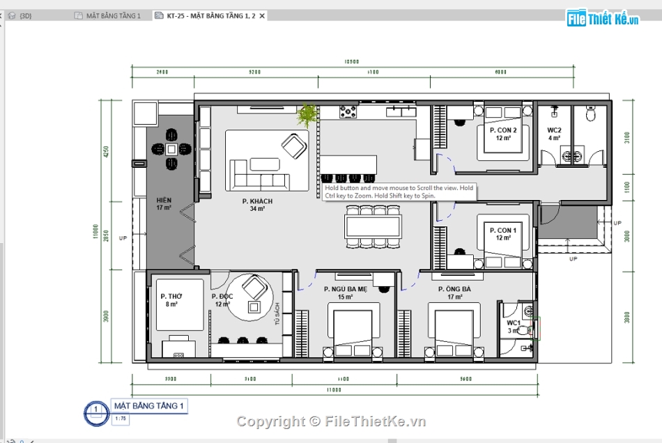 File revit biệt thự 1 tầng,revit biệt thự 1 tầng,Bản vẽ revit biệt thự,Revit biệt thự mái thái,File revit nhà 1 tầng,thiết kế revit biệt thự 1 tầng