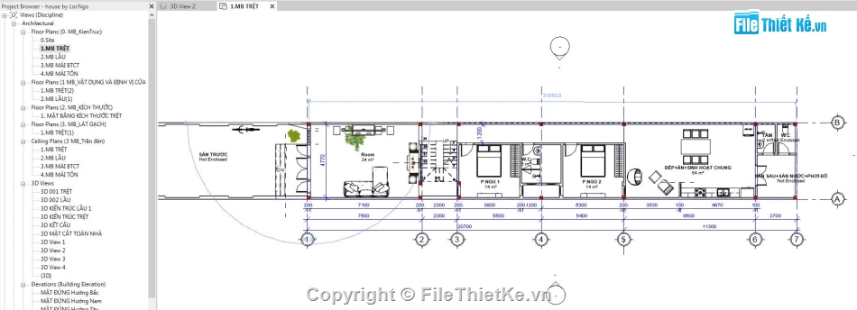 bản vẽ revit nhà phố 2 tầng,revit nhà phố 2 tầng,file revit nhà phố 2 tầng,file revit nhà phố,bản vẽ nhà phố 2 tầng revit