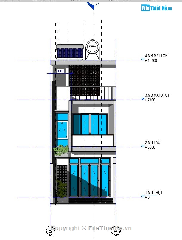 bản vẽ revit nhà phố 2 tầng,revit nhà phố 2 tầng,file revit nhà phố 2 tầng,file revit nhà phố,bản vẽ nhà phố 2 tầng revit