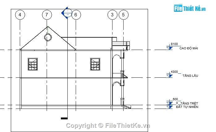 2 tầng 6.6x12.7m,Revit nhà dân 2 tầng,nhà dân 2 tầng 6.6x12.7,revit nhà dân 2 tầng,nhà hai tầng