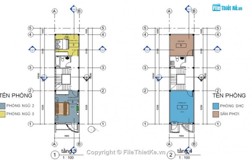 Bản vẽ nhà phố,thiết kế nhà 4 tầng,kiến trúc nhà phố