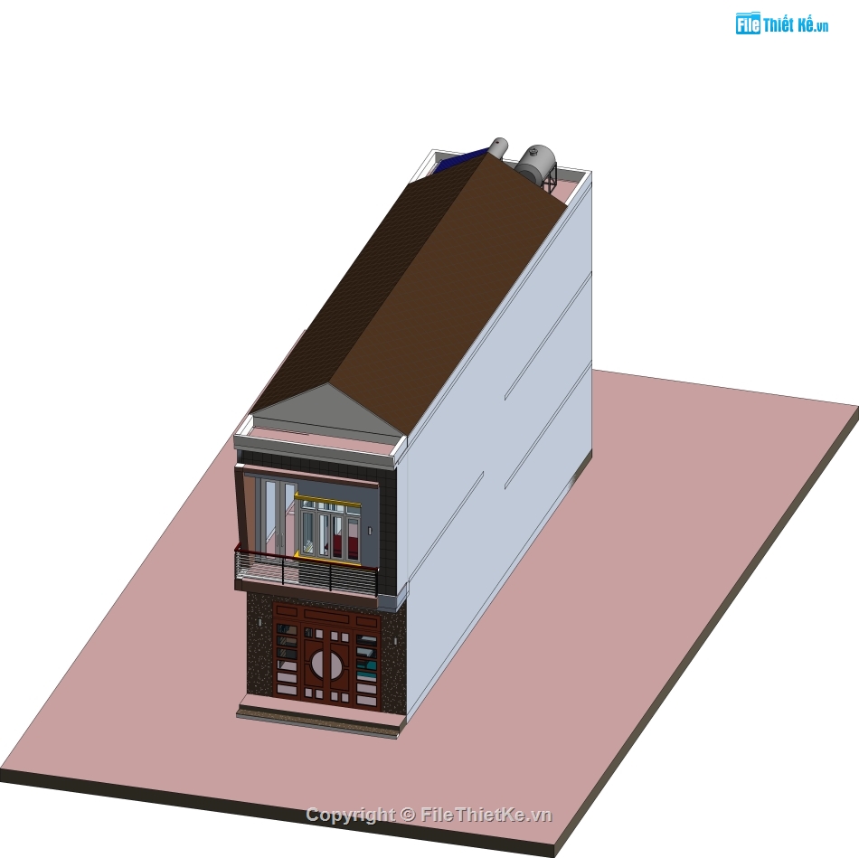 nhà phố lệch tầng,nhà phố 2 tầng 5x20m,bản vẽ nhà phố 2 tầng,nhà phố 2 tầng file revit,autocad nhà phố 2 tầng