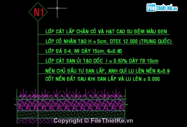 sân bóng,Bản vẽ dầm,Bản vẽ mái taluy và cỏ,Bản vẽ autocad,điện sân tennis,ban ve san tennis