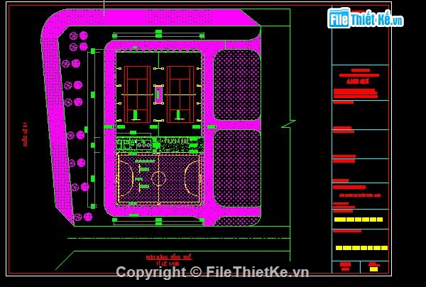 sân bóng,Bản vẽ dầm,Bản vẽ mái taluy và cỏ,Bản vẽ autocad,điện sân tennis,ban ve san tennis