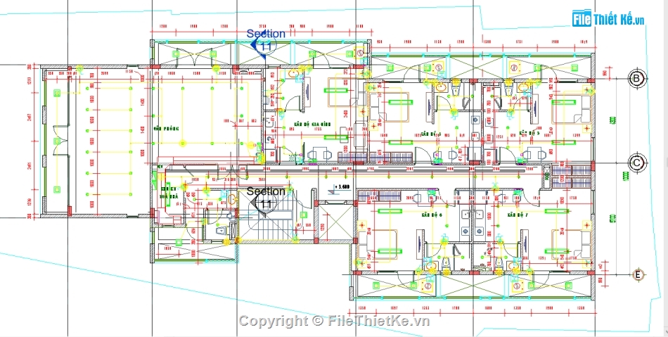 Điện căn hộ,revit mep căn hộ,file revit điện,shop điện revit,điên revit nhà 5 tầng