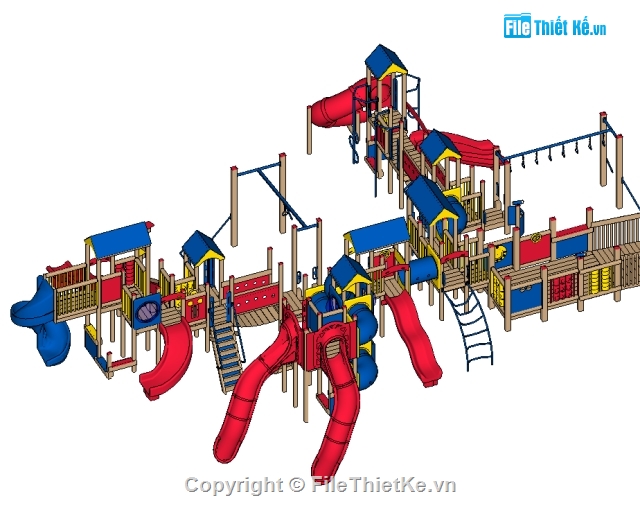 Thư viện sketchup,thư viện vật dụng sân chơi thiếu nhi,File thư viện,bản vẻ sketchup 2016 thư viện