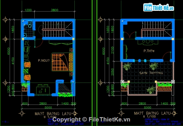 Bản vẽ nhà phố,Kiến trúc nhà phố,nhà phố kích thước 5x8m,mẫu nhà phố đẹp