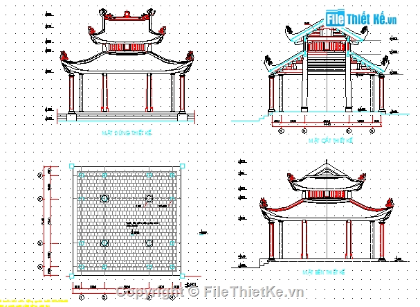 Bản vẽ,Hải Phòng,đình chùa  vẽ,bản vẽ chùa vẽ,Bản Vẽ Mẫu,chùa vẽ