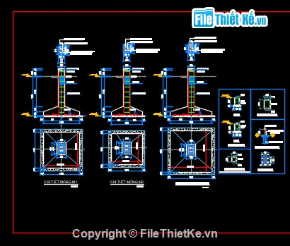 bản vẽ tháp nước,bản vẽ cad tháp nước,tháp nước bằng thép