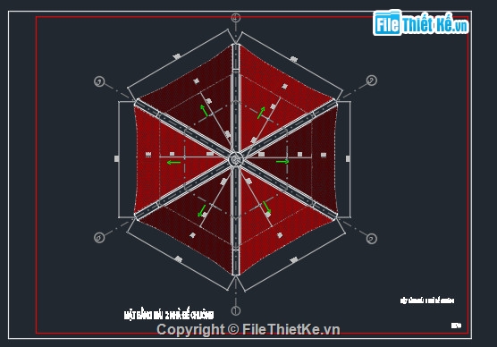 công trình tháp chuông,file cad tháp chuông,tháp chuông file cad