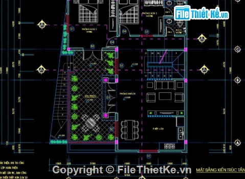 biệt thự 3 tầng,biệt thự 3 tầng cad,file cad biệt thự 3 tầng