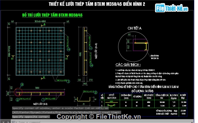 Bản vẽ thi công,thi công mặt đường,mặt đường btxm,Cốt thép mặt đường BTXM,Mặt đường sân bay,lưới thép BTXM