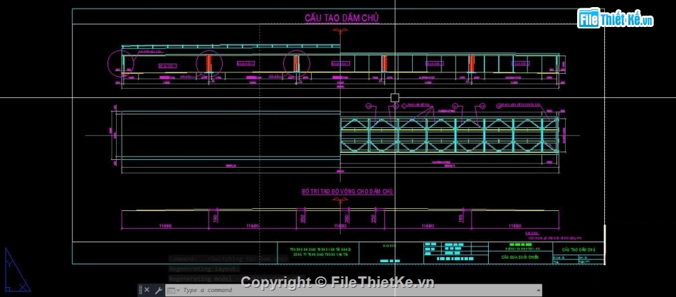 thi công cầu,thi công,Bản vẽ thi công,Bản vẽ cầu dầm