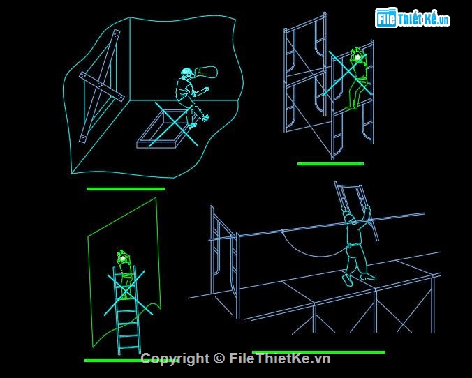 Biện pháp thi công giàn giáo công trình,biện pháp an toàn lao động,giàn giáo công trình xây dựng