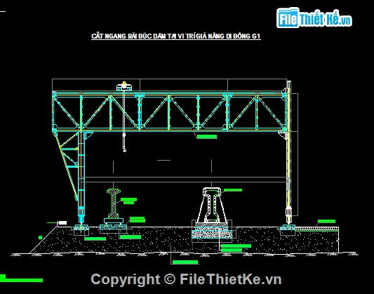 dầm i 33m,lắp dầm bằng cần cẩu chạy dưới,thi công dầm i 33m,đúc dầm i 33m,chế tạo dầm i,lao lắp dầm i