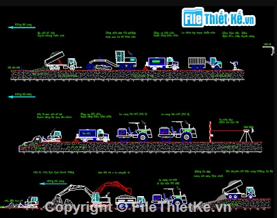 Bản vẽ thi công Quốc lộ,công trình thi công,Bản vẽ thi công Quốc lộ 27,Bản vẽ thi công