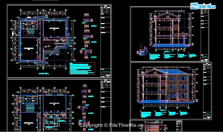 trường học 3 tầng,kiến trúc trường học 3 tầng,trường học 3 tầng 6 phòng,bản vẽ trường học 3 tầng