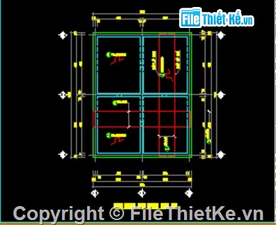 thiết kế bể nước,thiết kế bể nước ngầm,bản vẽ bể nước ngầm,Bể nước 100m3