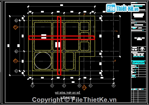 bản vẽ bể xử lý nước thải,bản vẽ bể nước,thiết kế bể nước