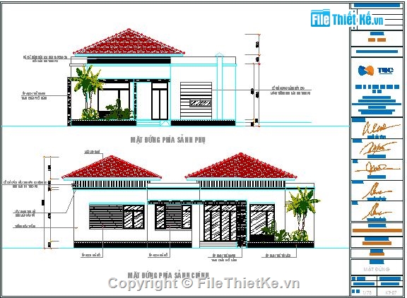 hồ sơ thiết kế biệt thự 1 tầng,biệt thự 1 tầng 11x17m,Cad biệt thự 1 tầng 11x17m,Bản vẽ biệt thự 1 tầng 11x17m,File biệt thự 1 tầng 11x17m
