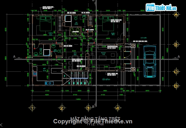 biệt thự 3 tầng,3 tầng,Bản vẽ thiết kế biệt thự,Bản vẽ biệt thự 3 tầng,10x13m,biệt thự giá rẻ