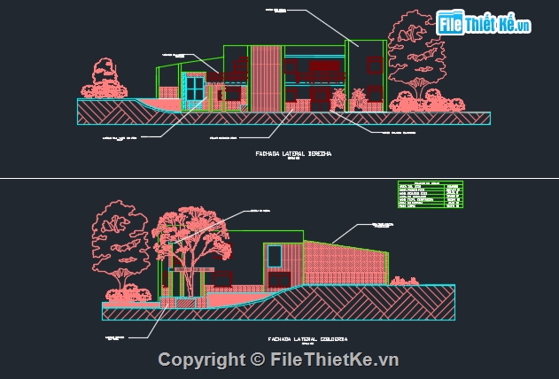 biệt thự 2 tầng,mẫu nhà nước ngoài,bản vẽ nhà nước ngoài