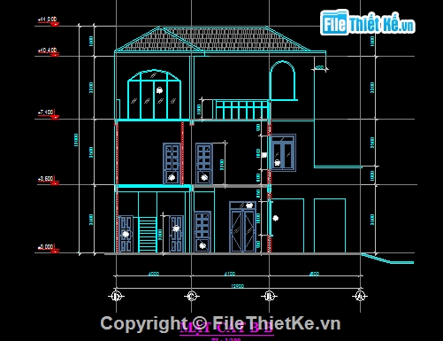 Bản vẽ thiết kế biệt thự,thiết kế biệt thự đẹp,Thiết kế biệt thự