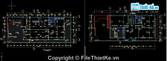 Bản vẽ thiết kế biệt thự,biệt thự 3 tầng,biệt thự 3 tầng đẹp,biệt thự kiểu Pháp,biệt thự kiểu Pháp 8m x 20m