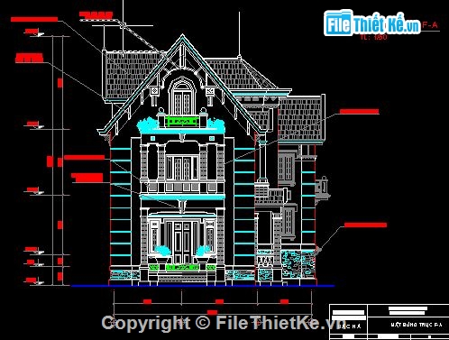 biệt thự 3 tầng,tầng hầm,kết cấu biệt thự,kiến trúc 3 tầng,biệt thự 3 tầng kích thước 11.7m x 15.2m,biệt thự kích thước 11.7m x 15.2m