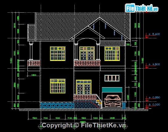 Biệt thự 2 tầng,thiết kế biệt thự 2 tầng,biệt thự hiện đại,kiến trúc biệt thự