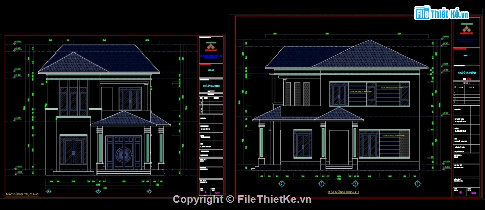 biệt thự hiện đại,bản vẽ biệt thự mái nhật 2 tầng,kiến trúc biệt thự,biệt thự mái nhật model su