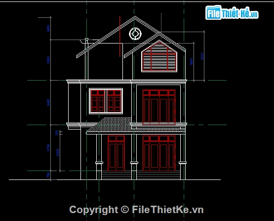 Bản vẽ,thiết kế nhà ở,Bản vẽ thiết kế biệt thự,nhà biệt thự,thiết kế nhà