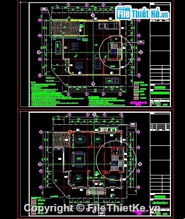 Biệt thự tân cổ điển,bản vẽ biệt thự 4 tầng,Bản vẽ thiết kế biệt thự,biệt thự 3 tầng