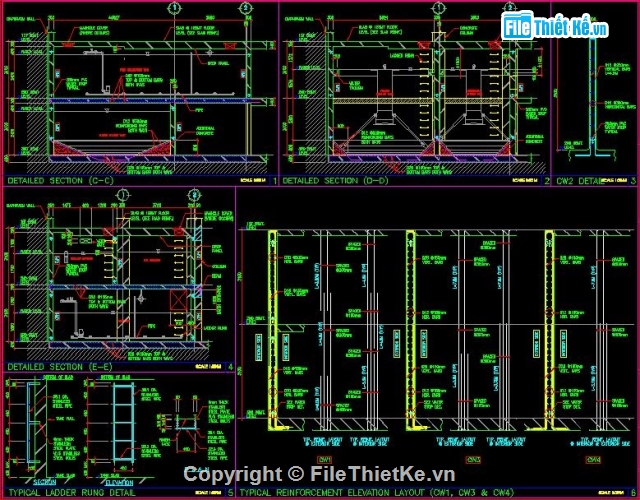 thiết kế công trình,Bản cad thiết kế,thiết kế căn hộ Manor