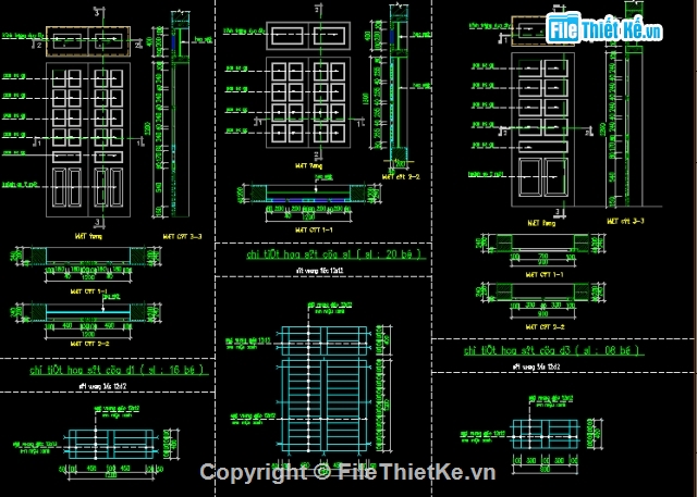 Mẫu cửa đẹp,bản vẽ mẫu cửa,thiết kế vách kích