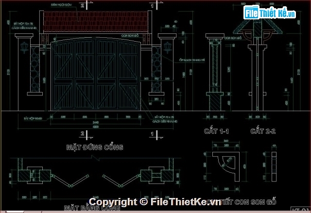 cổng đẹp,hàng rào đẹp,tường rào đẹp,bản vẽ mẫu cổng đẹp