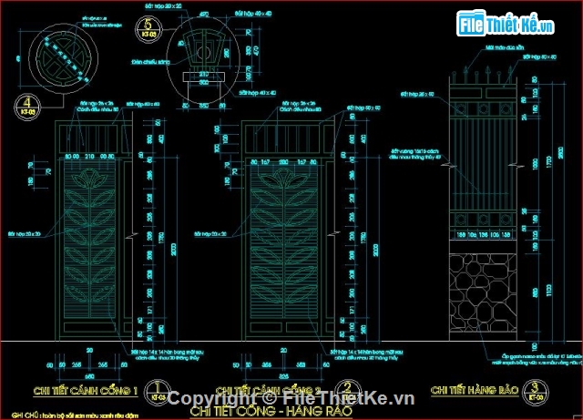 mẫu hàng rào,bản vẽ hàng rào,thiết kế cổng hàng rào đẹp,mẫu cổng đẹp,bản vẽ cổng đẹp